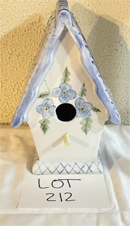 Vintage Ceramic Bird House