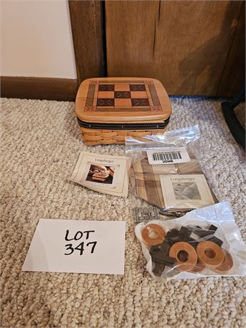 Longaberger 2001 Fathers Day Tic-Tac-Toe Basket