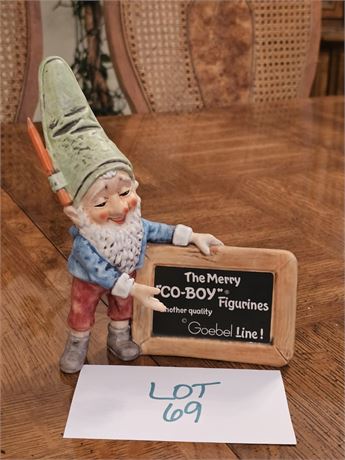 Goebel "The Merry Co-Boy" 1971 Gnome Figurine