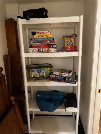 Games Clean Out- Shelf not included