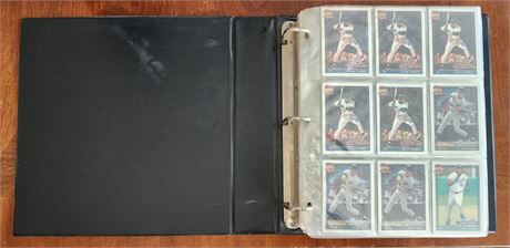 Binder Of MLB Cards