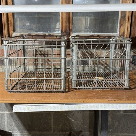 Lawson and Producers Vintage Dairy Crates