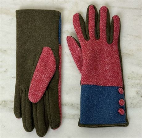 Santacana Madrid Wool Blend Ladies Gloves - Size 7