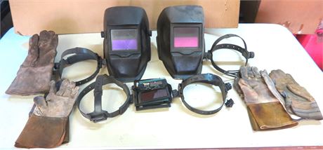 Welding Helmets, Gloves