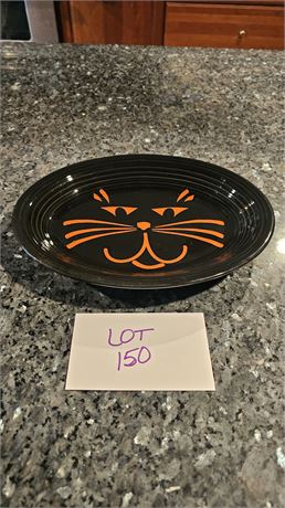 Fiesta Black Cat Luncheon Plate