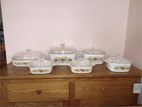 Corning Ware "Spice Of Life" Dishes