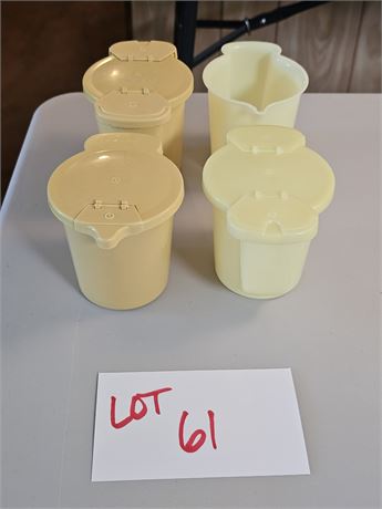 Tupperware Sugar / Creamer Containers