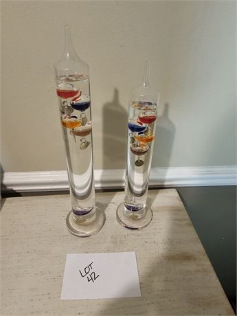 Free Standing Galileo Thermometer's