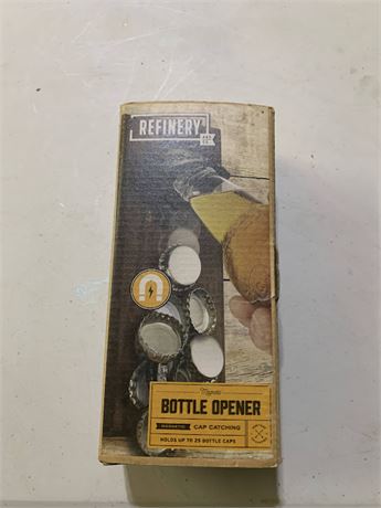 Refinery Magnetic Cap Catching Bottle Opener