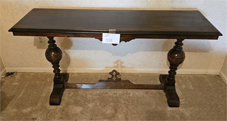 Wood Library Table