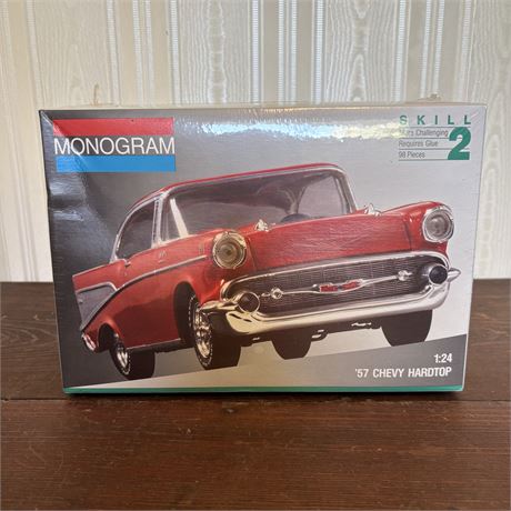 SEALED Monogram '57 Chevy Hardtop 1:24 Model Kit