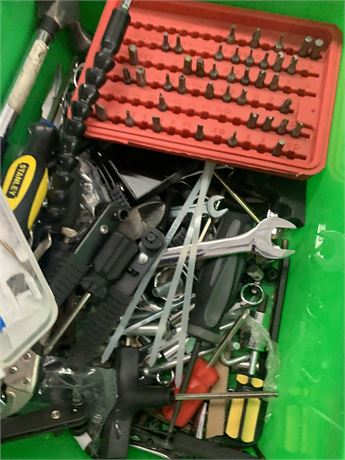 Tote of Misc Tools