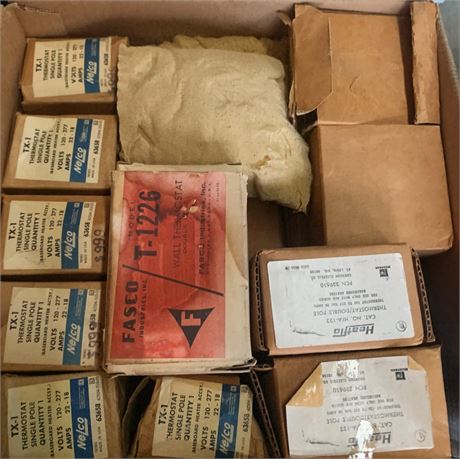 Nelco Electric Baseboard Heater Thermostat Lot