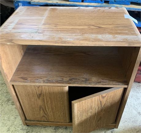 Wood Microwave Cart With Storage