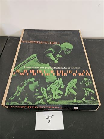 1969 Computer Football #555 With Original Box