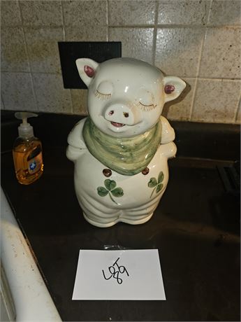 Vintage Shawnee Pottery Smiley Pig Cookie Jar