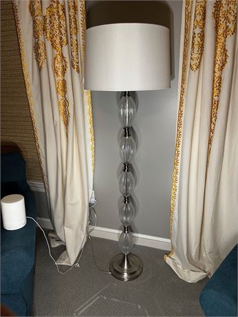 Glass Base Floor Lamp