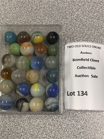 Vintage Glass Marbles Lot