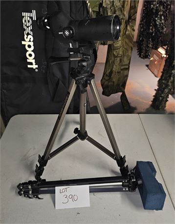 Mixed Size Scope Tri-Pods W/Bushell Scope