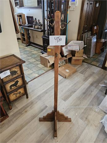 Solid Wood Childs Coat Rack