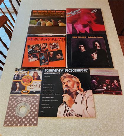 Beach Boys, Kenny Rogers, Bob Segar Albums