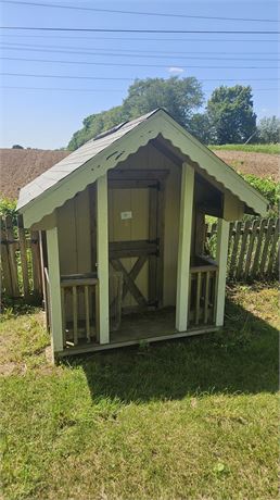 Heavy Solid Wood Shed-Uses Could Include Dog Kennel, Playhouse, Chicken Coup