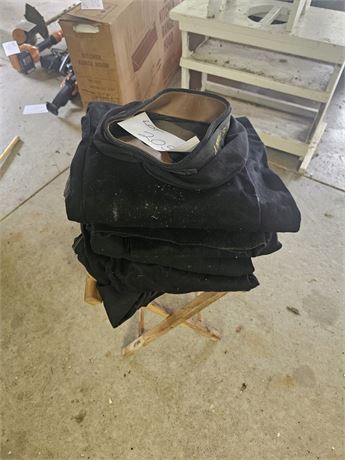 Vintage WW2 Navy Uniforms & Cap Size ? With Camp Folding Stool