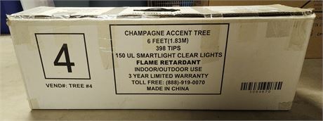 6ft. Champagne Accent Tree