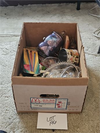Misc Decor- Book Ends, Candlewick Glass & More