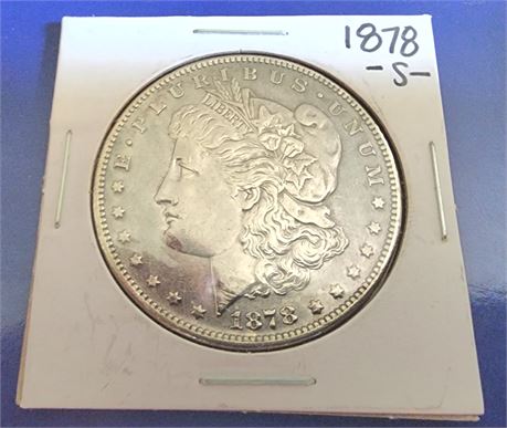 Morgan Silver Dollar 1878-S