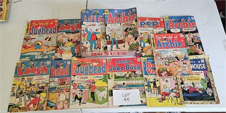 Mixed 1960' Archies Comic Books 12 Cent/25 Cent Comics