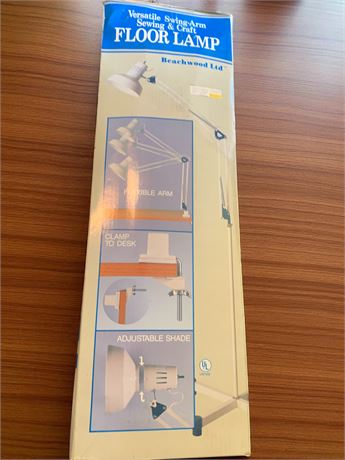 White Versatile Swing Arm Lamp In Original Box