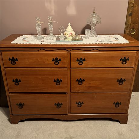 6-Drawer Wood Dresser