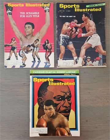 Mohammed Ali Sports Illustrated Magazines
