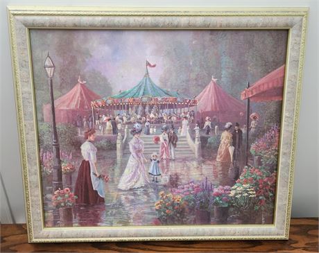 Framed Victorian Style Art Print