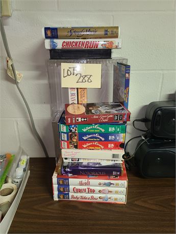 Mixed VHS Lot : Sound of Music / Shirley Temple Set & More