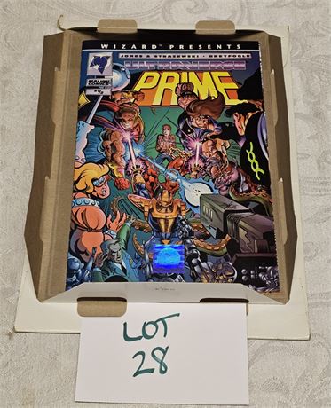 Wizards Present Prime #1/2 Comic- Malibu Comics, Ultraverse Line Of Comics