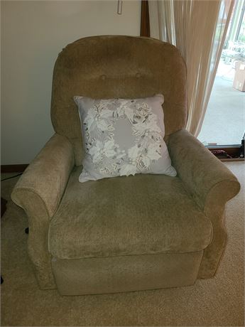 Solid Tan Swivel Rocker