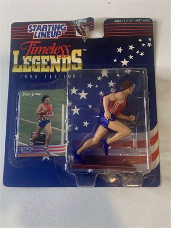 Starting Lineup Timeless Legend Bruce Jenner Track & Field Olympian 1996 NEW