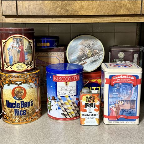 Vintage Advertising Tins