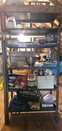 Shelf Cleanout: Kitchen, Mixing Bowls, Chopper, Strainers & Much More