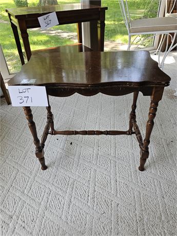 Vintage Wood End Table