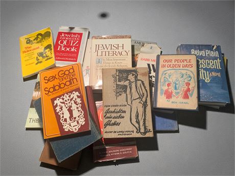 Judaism, Jewish History & Culture Book Lot