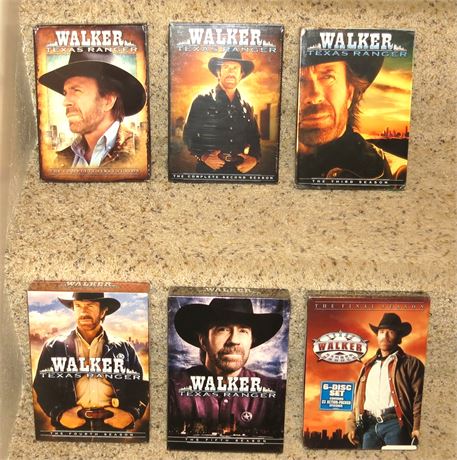 Walker Texas Ranger Seasons 1-5, Final Season DVD's