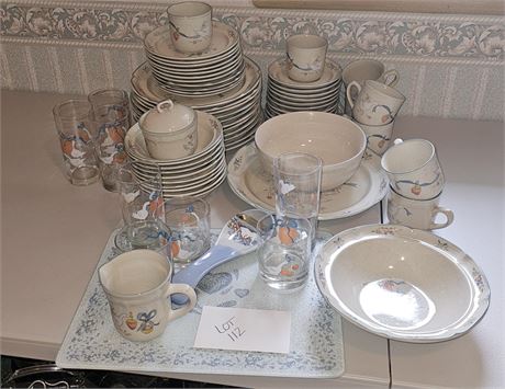 International Stoneware Marmalade Stoneware Dinner Set Over 60 Piece's