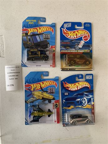 Mattel Hot Wheels Die Cast Cars Quick Bite Food Truck, Poison Arrow Airplane