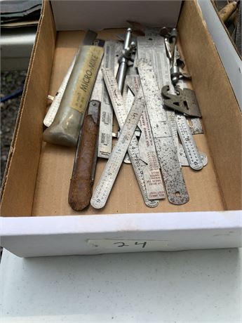 Machinist Rulers & Tools Lot