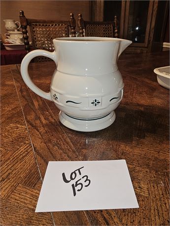 Longaberger Green Traditions Pitcher