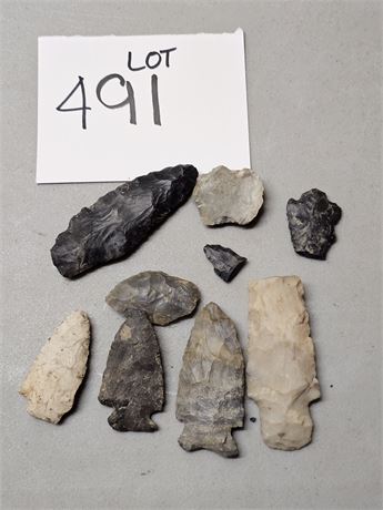 Mixed Size Arrowheads