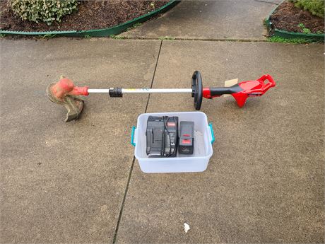 Troybilt TB57 Lithium-Ion Battery Powered Weed Wacker & Charger